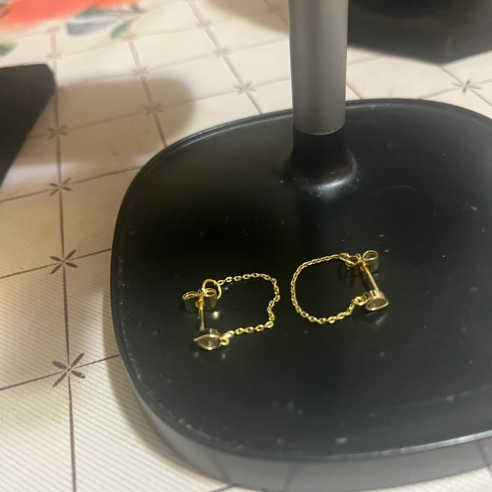 Chic Gold Chain Drop‎ Earrings